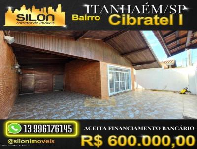 Casa para Venda, em Itanhaém, bairro Jardim Cibratel I, 3 dormitórios, 3 banheiros, 1 suíte, 3 vagas